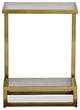 Uttermost 22913 Musing Brushed Brass Accent Table