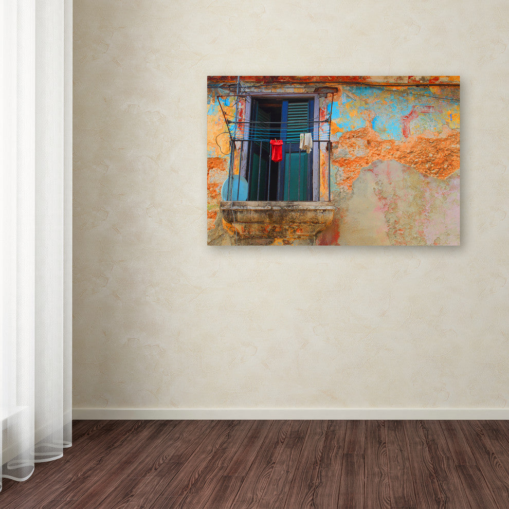 ''Havana Balcony'' Canvas Art, 19x12