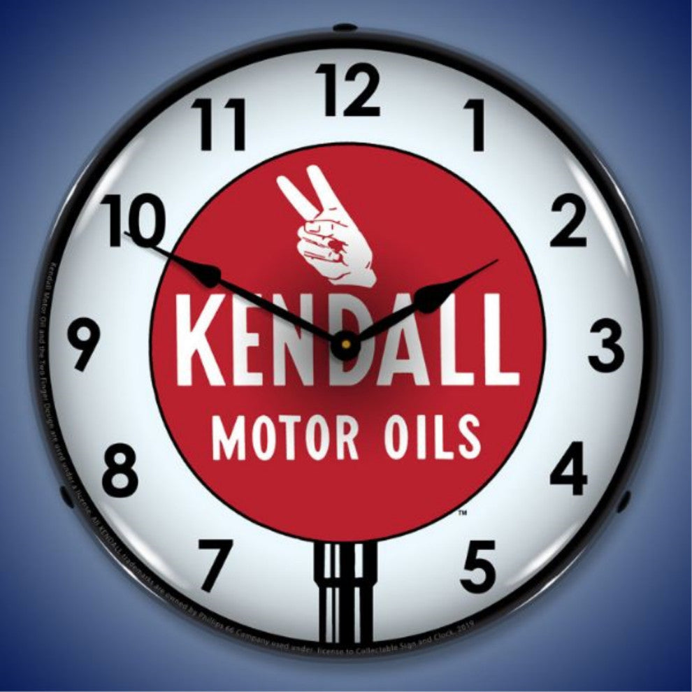 PH661903889 Kendall Motor Oil 3 Clock