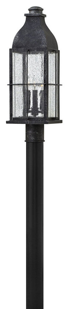 Hinkley Bingham Large Post Top Or Pier Mount Lantern, Greystone