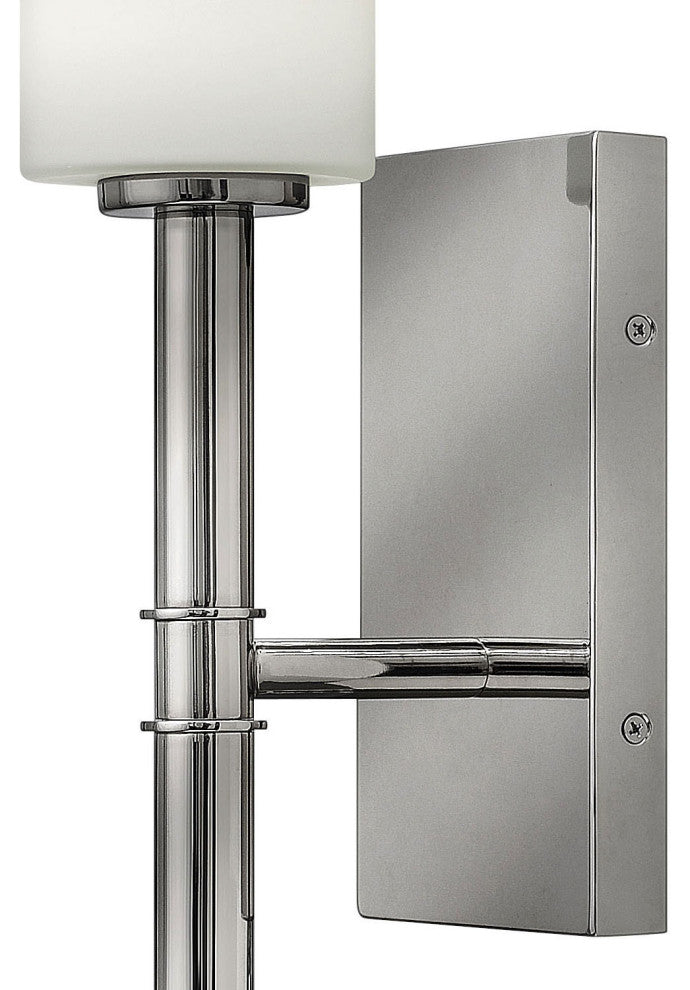 Hinkley Margeaux Single Light Sconce, Polished Nickel