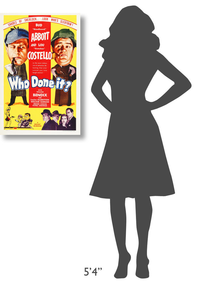 "Abbott & Costello - Who Done It" Canvas by Hollywood Photo Archive, 20x30"