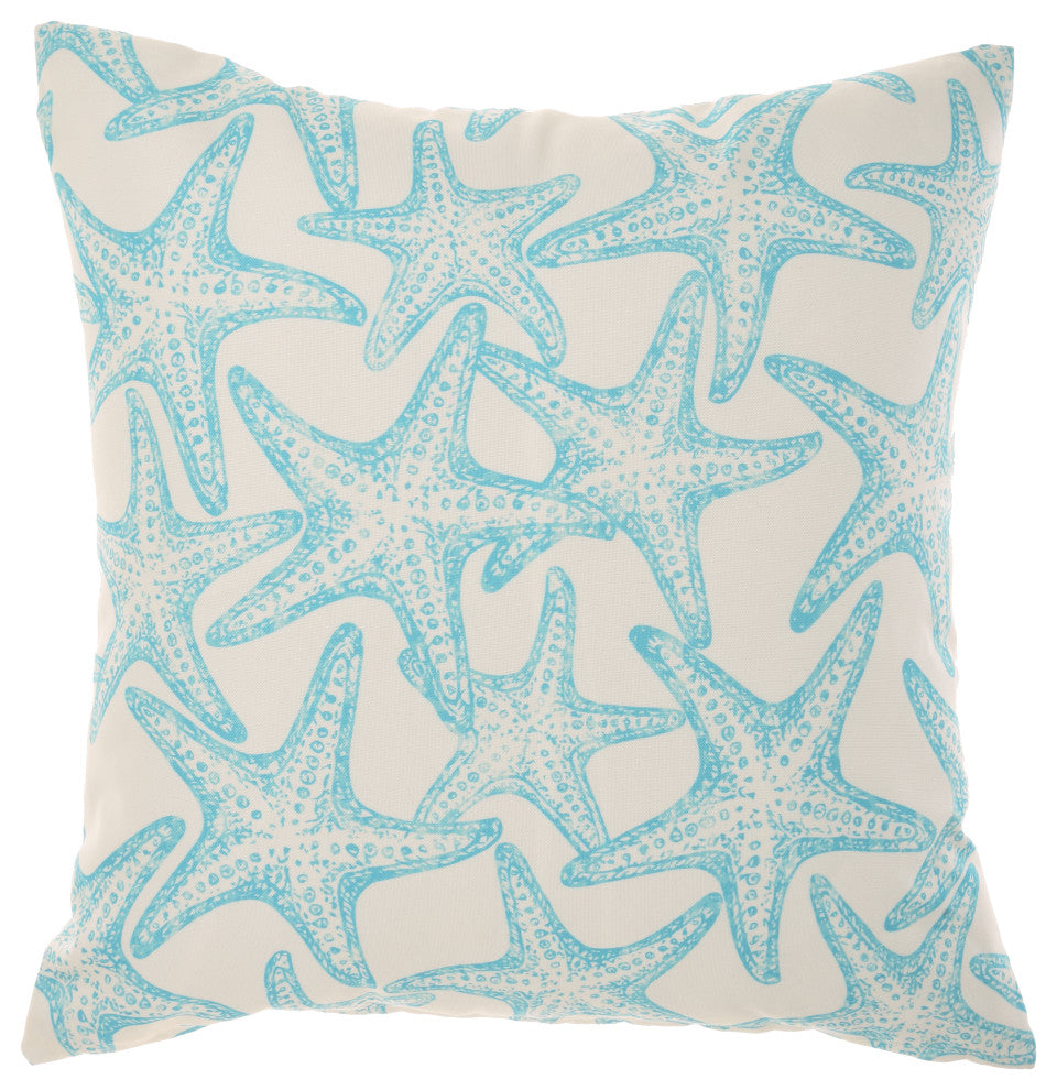 Mina Victory GT133 Throw Pillow, Turquoise, 18" x 18"