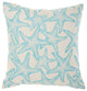 Mina Victory GT133 Throw Pillow, Turquoise, 18" x 18"