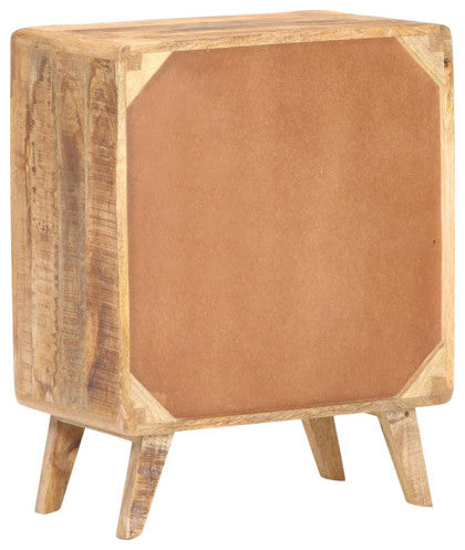 vidaXL Sideboard Buffet Cabinet with Storage for Kitchen Rough Mango Wood