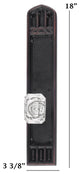 Oxford Door Set 3 3/8" X 18"