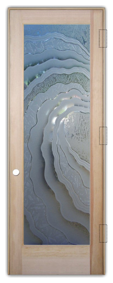 Interior Prehung Door or Interior Slab Door - Metacurl - Douglas Fir (stain...