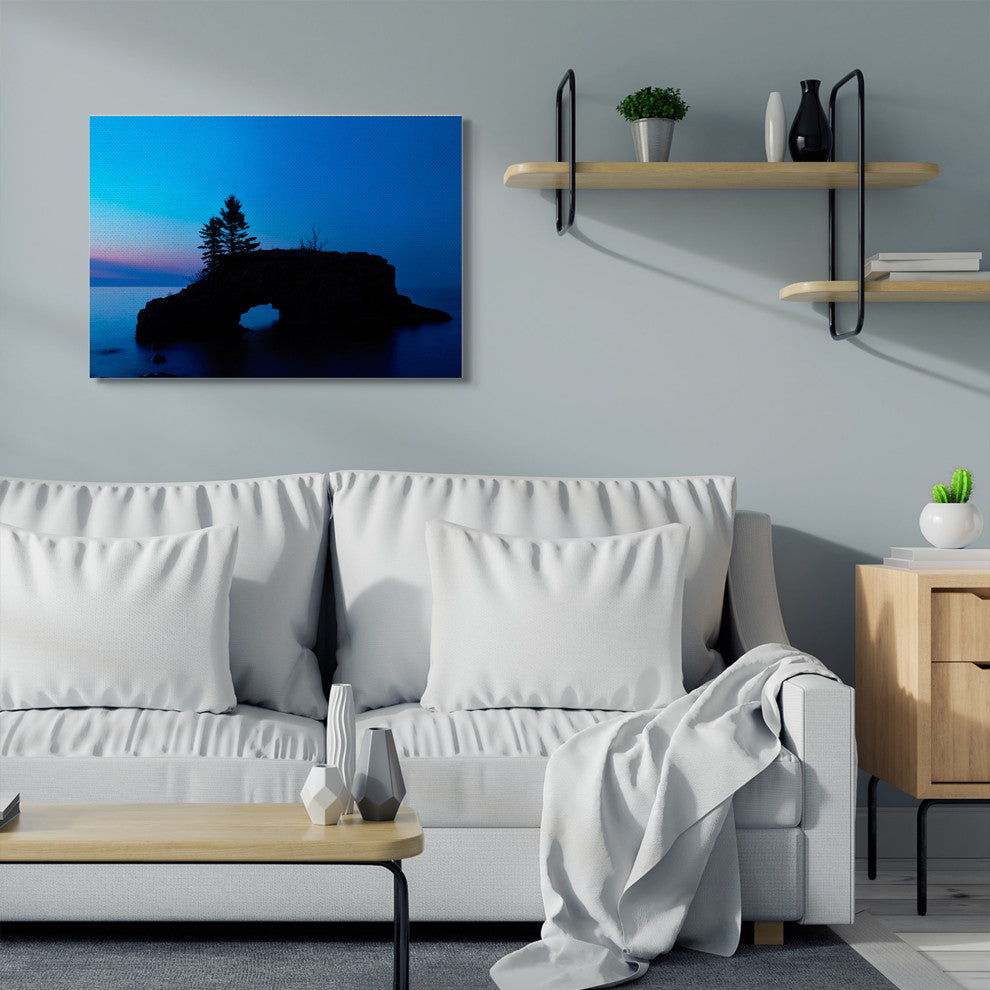 Lake Blue Purple Landscape Photograph, 30"x40"