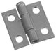 National HardwareÂ® N141-606 Removable Pin Hinge, 1" x 1", Zinc Plated, 2-Pack