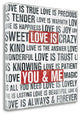 "Love Is" By Michael Mullan, Giclee Print on Gallery Wrap Canvas, Ready to Hang