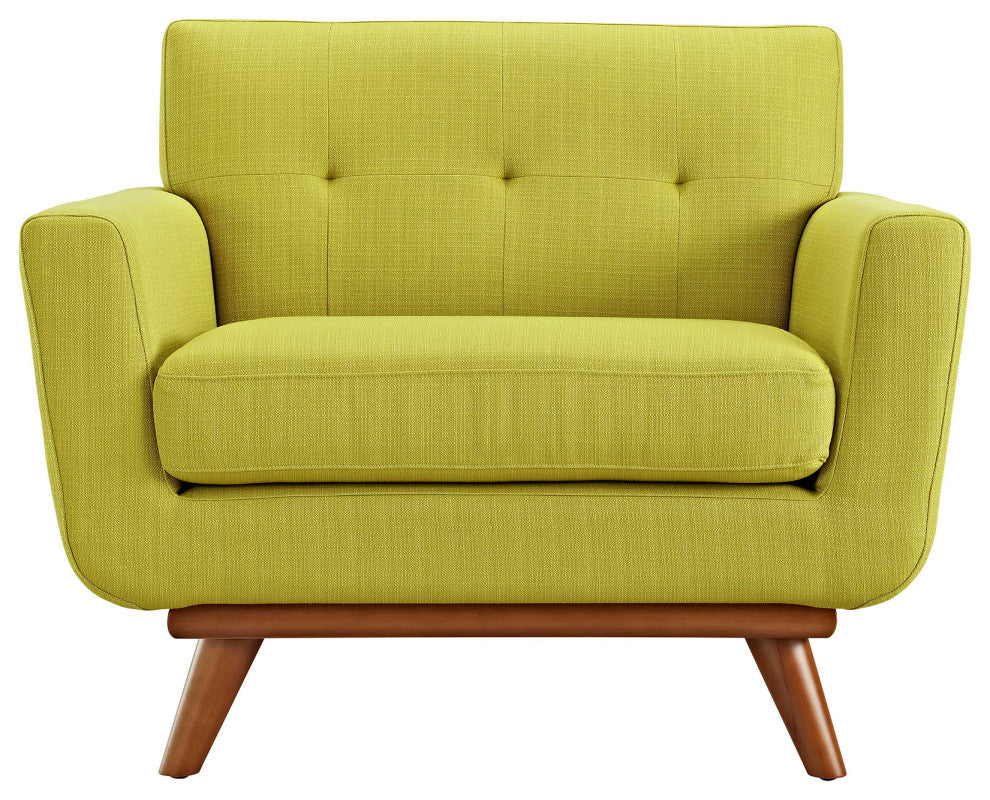 Modern Wheatgrass Engage Upholstered Armchair