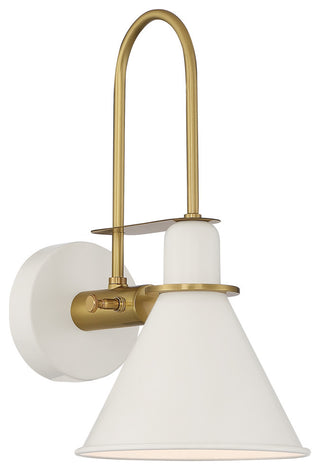 Medford One Light Wall Mount in White