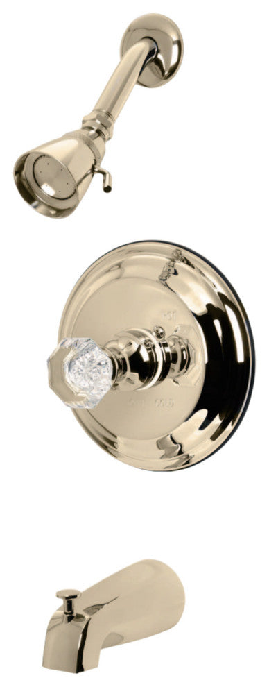 Kingston Brass Single-Handle Tub and Shower Faucet, Polished Brass
