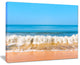 "Beautiful Blue Sea And Roaring Waves" Beach Canvas Wall Art, 40"x30"