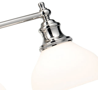 Sutton 3-Light Bath and Vanity-Light, Polished Nickel