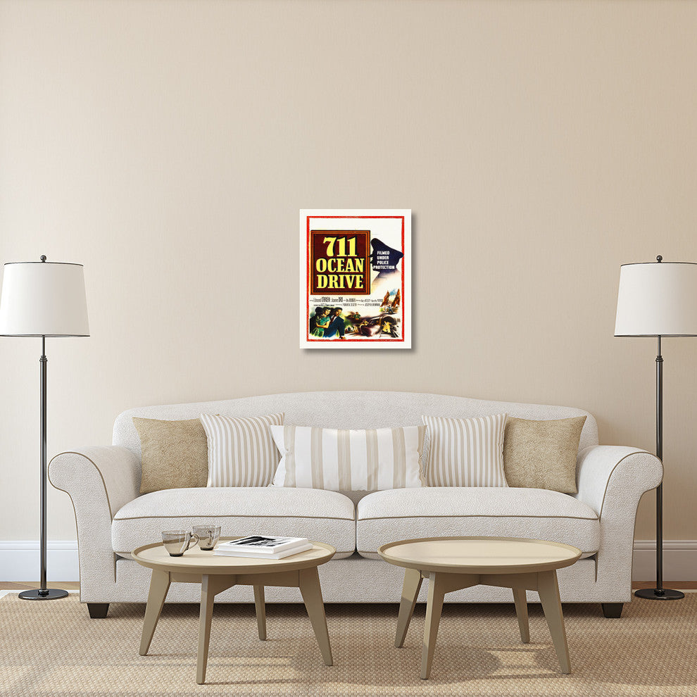 "711 Ocean Drive" Stretched Canvas Giclee by Hollywood Photo Archive, 24"x30"