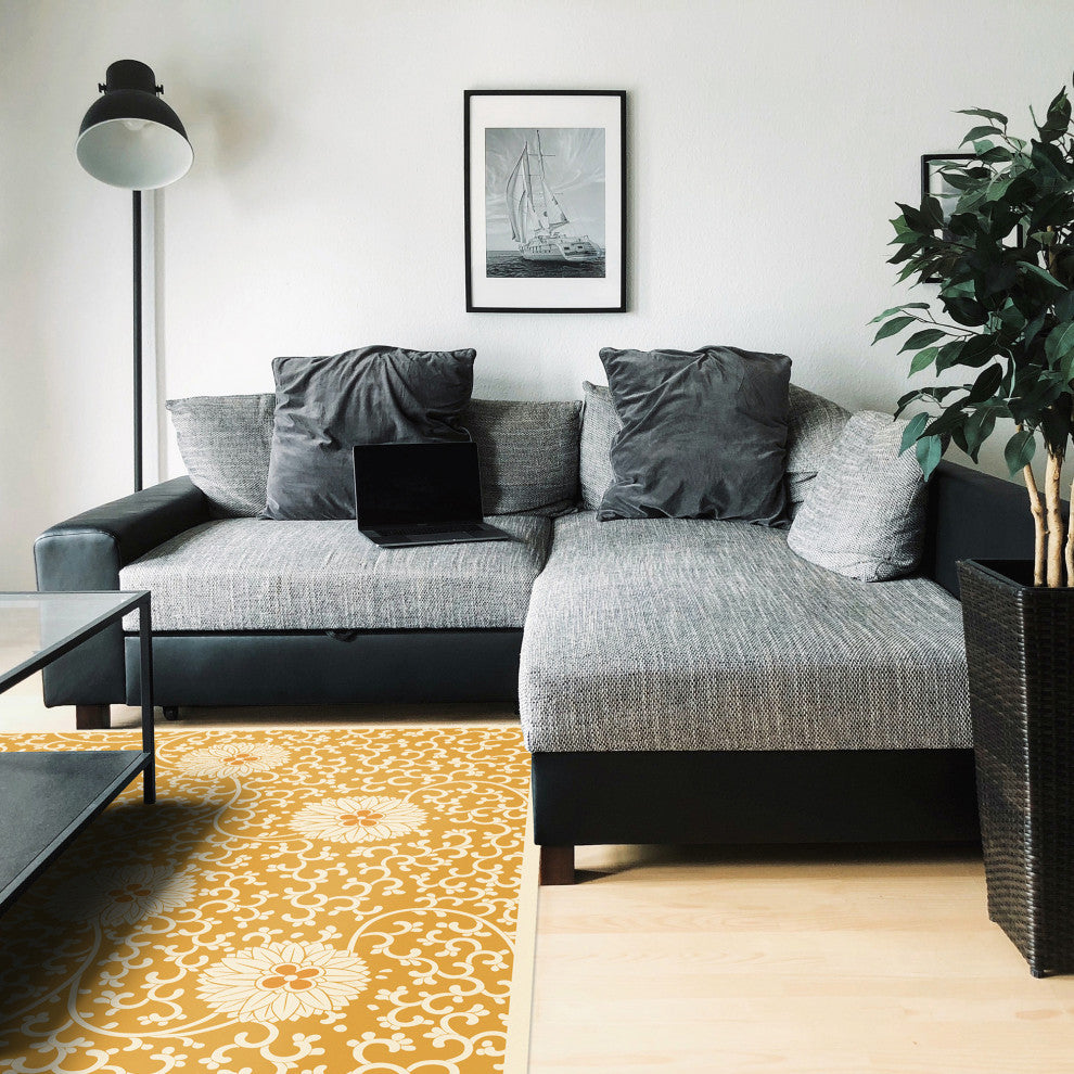 Joli Sol Lydia Vinyl Mat, 30x96 Runner