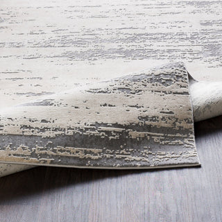 Tibetan Modern Khaki, Cream Area Rug, 2'x3'