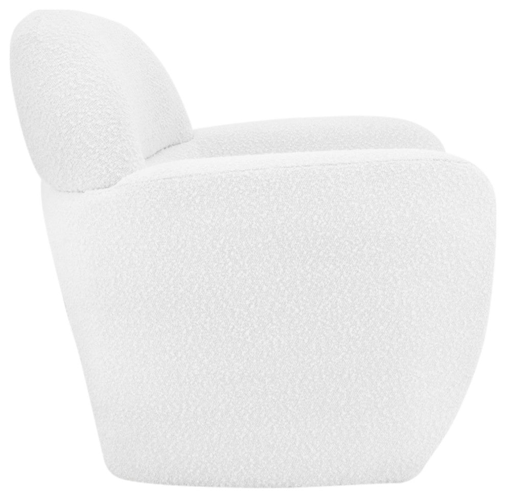 Club Accent Arm Chair, Ivory