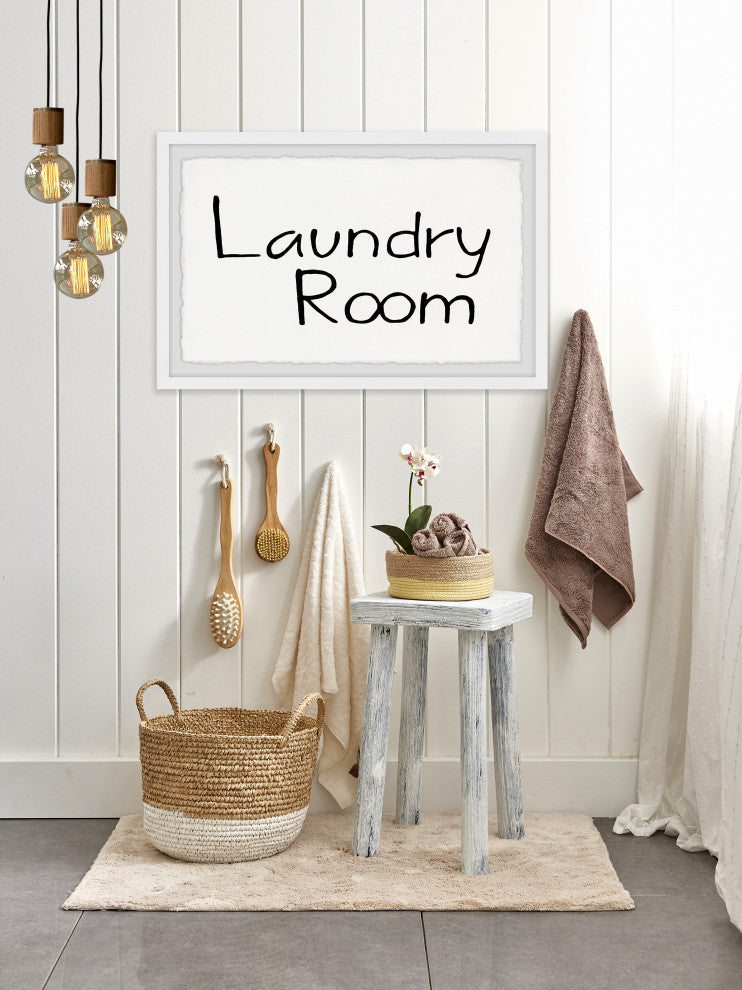 "Laundry Room II" Framed Painting Print, 24x16