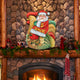Santa Rooster Door Hanger