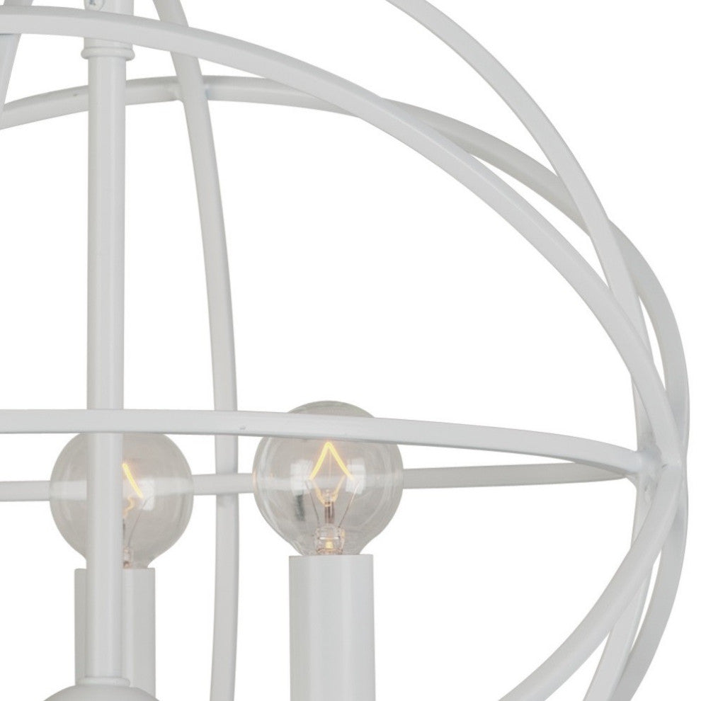 Crystorama Lighting Group 9225 Solaris 3 Light 13"W Cage Pendant - English