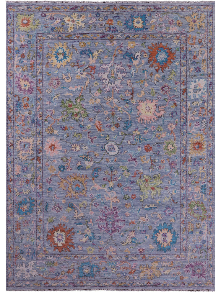 9' 11" X 13' 7" Turkish Oushak Handmade Wool Rug - Q15681