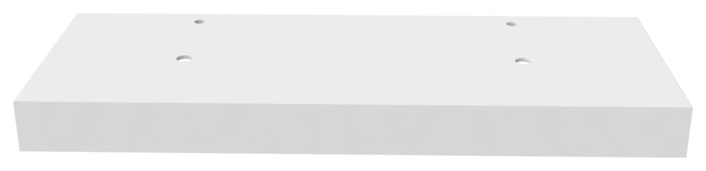 Modern Wall-Mount Vanity With Top & 16" Sink, Pink, 60"