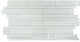 12.63"x23.63" Studio 8 Linear Mix Mosaic Tiles, Set of 4, White