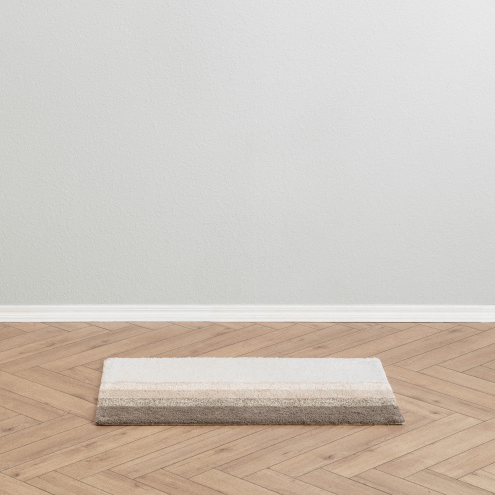 Avebury Cotton Bath Mat, Brown, 21x34