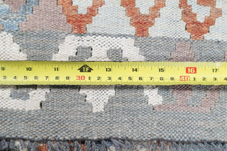 Turkish Runner Flat-Woven Southwestern Kilim 10' Oriental Rug, 9'8"X2'8"