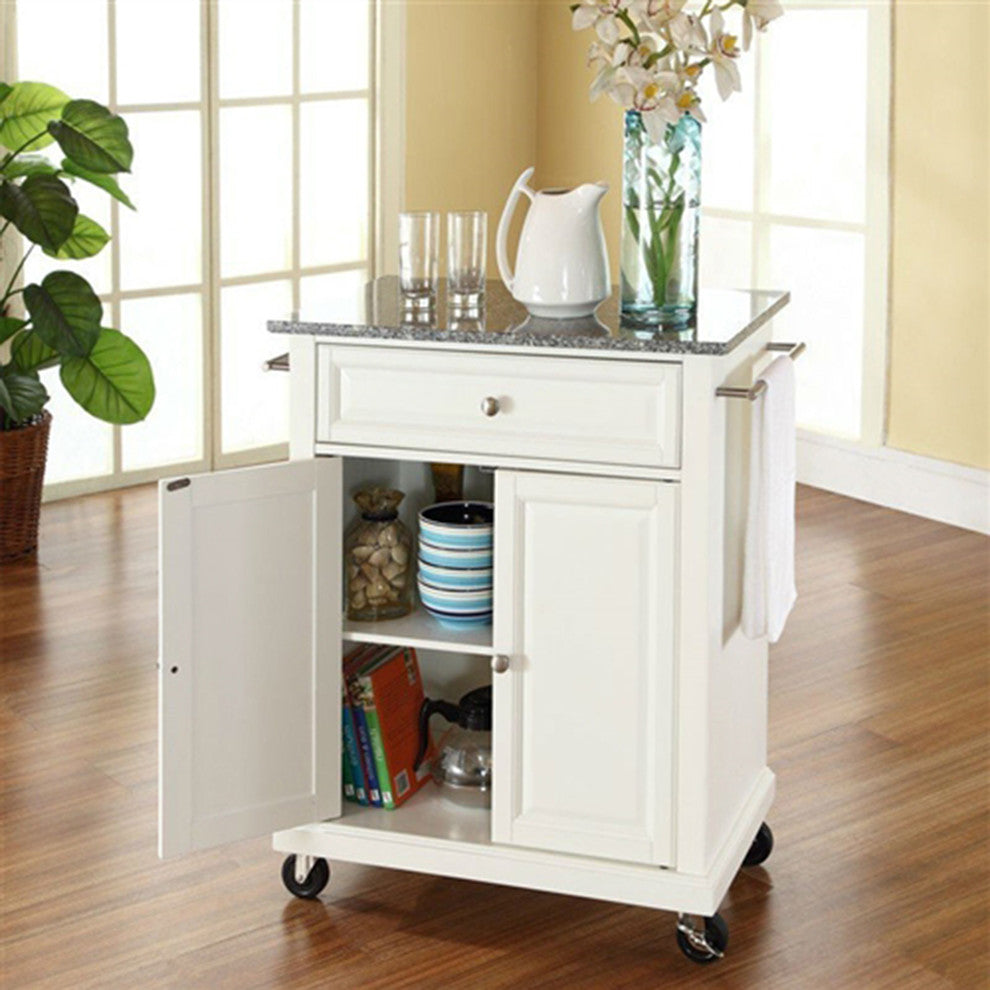 White Kitchen Cart