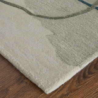 Ramiro R8885 Transitional/Industrial/Casual Rug, Blue/Green, 2'x3'