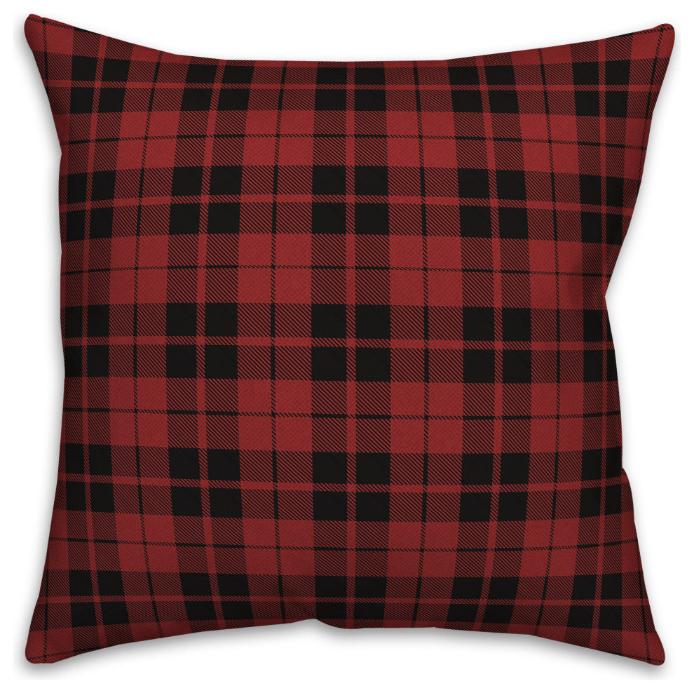North Pole Christmas Tree Farm 20"x20" Indoor / Outdoor Throw Pillow