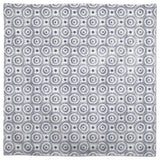 Boho Circles Blue 4 58x58 Tablecloth