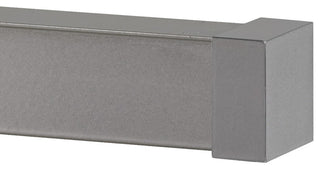 Nexgen Non-Telescoping Aluminum Traverse Rod With Endcap, Silver, 84