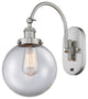 Innovations 918-1W-SN-G202-8-LED Beacon 1 Light Sconce, Brushed Satin Nickel