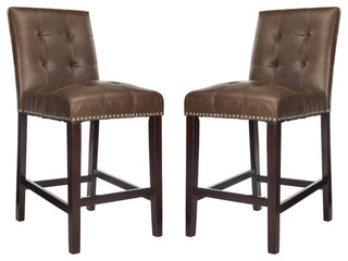 Safavieh Nikita Counter Stool, Brown/Espresso
