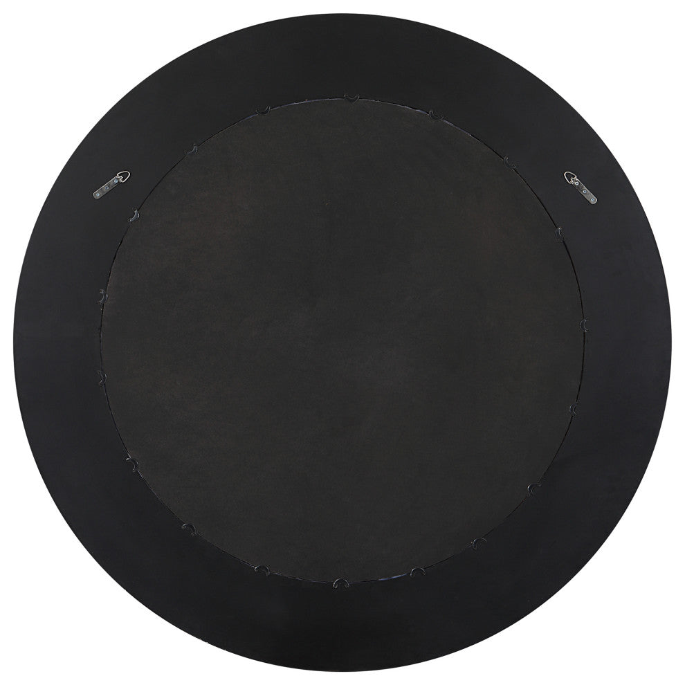 Uttermost 09855 Stockade Dark Round Mirror