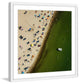"Beach Day" Framed Print by Karolis Janulis