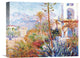 "Bordighera 1884" Stretched Canvas Giclee by Claude Monet, 16"x13"