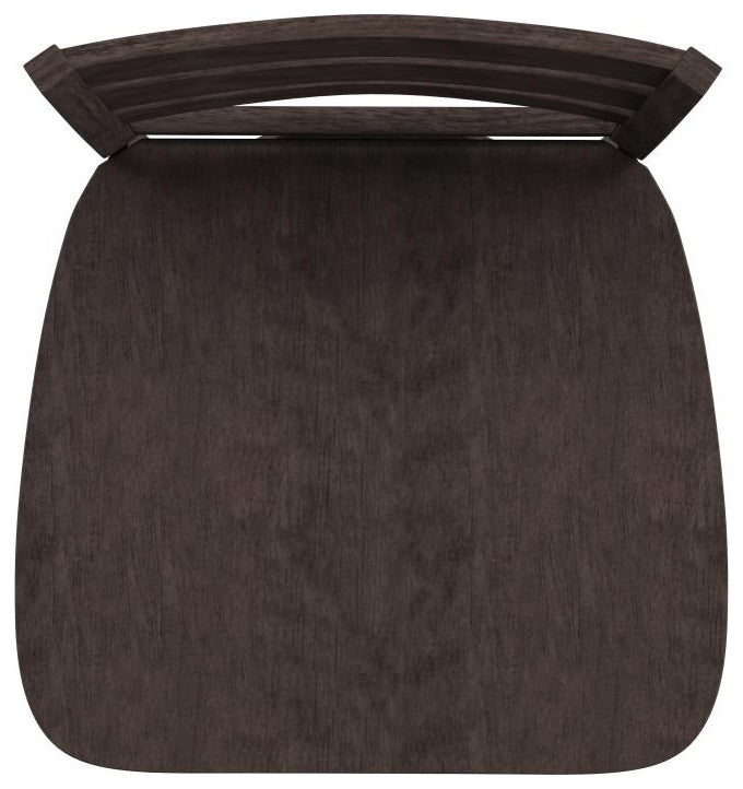 Liesel Ladderback Swivel Counter Height Barstool with Solid Wood Seat, Gray Wash Walnut