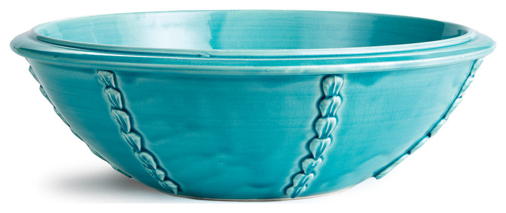 Positano Blue Shallow Decorative Bowl