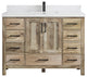 Malibu Mango 48 Single Sink Bath Vanity in Natural 2" Empira Quartz