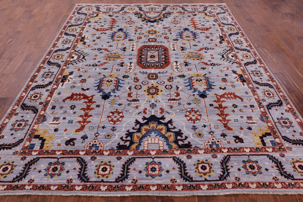 Hand-Knotted Persian Fine Serapi Wool Rug 8' 1" X 9' 9" - Q12861