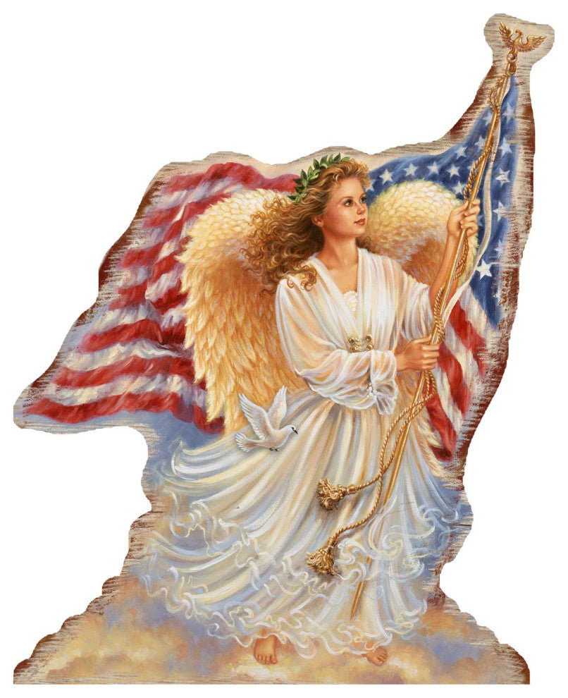 American Angel Ornament