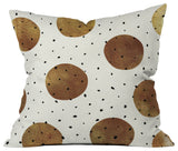 Georgiana Paraschiv Mixed Dots Throw Pillow, 18"x18"