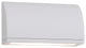 WAC Lighting Scoop LED Indoor or Outdoor Wall Light, White