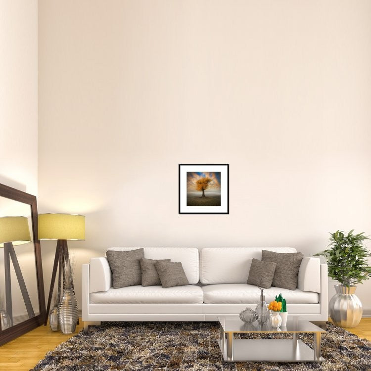 "Lonesome" Framed Digital Print by Piotr (Bax) Krol, 24x24"