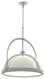 Atlas Large Pendant, Vintage Platinum, Sterling, Standard Height